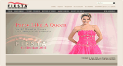 Desktop Screenshot of fiestafashionla.com